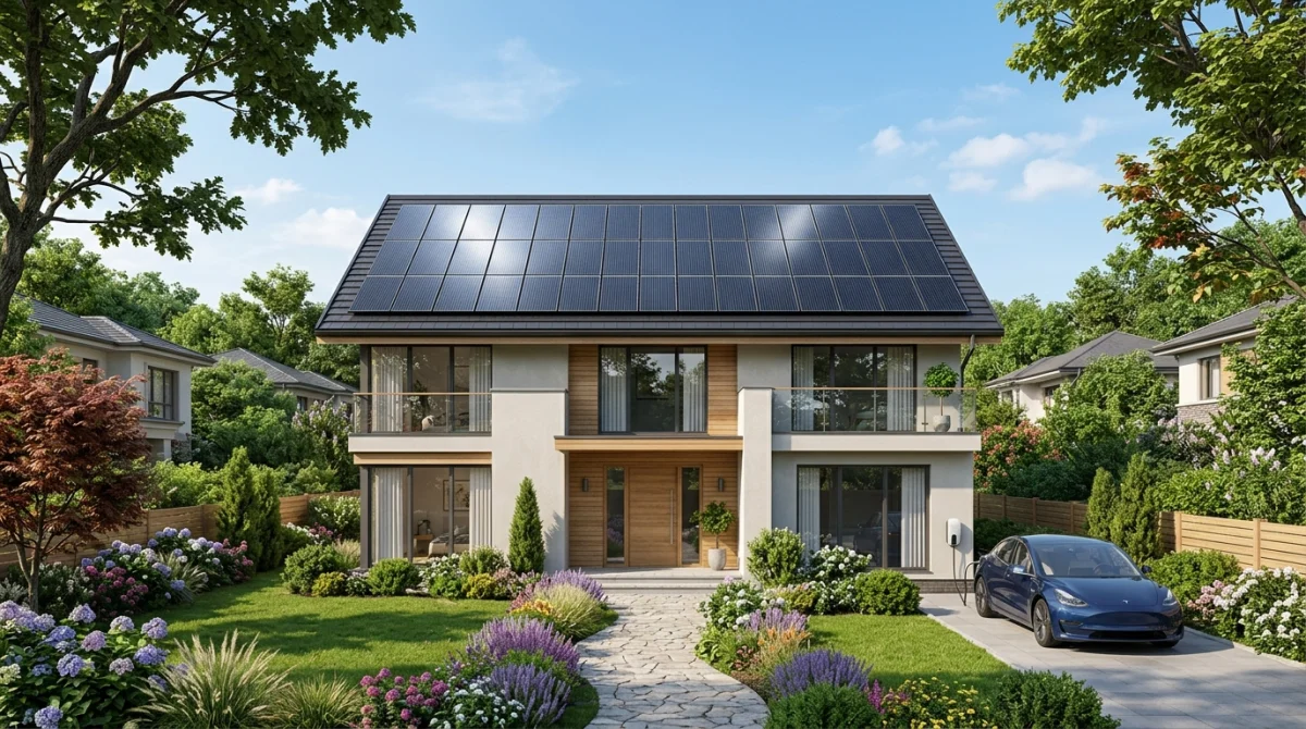 combien de panneau solaire pour une maison de 200m2