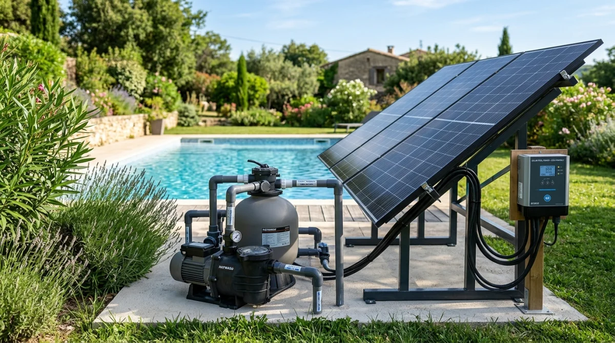 combien de panneau solaire pour pompe piscine