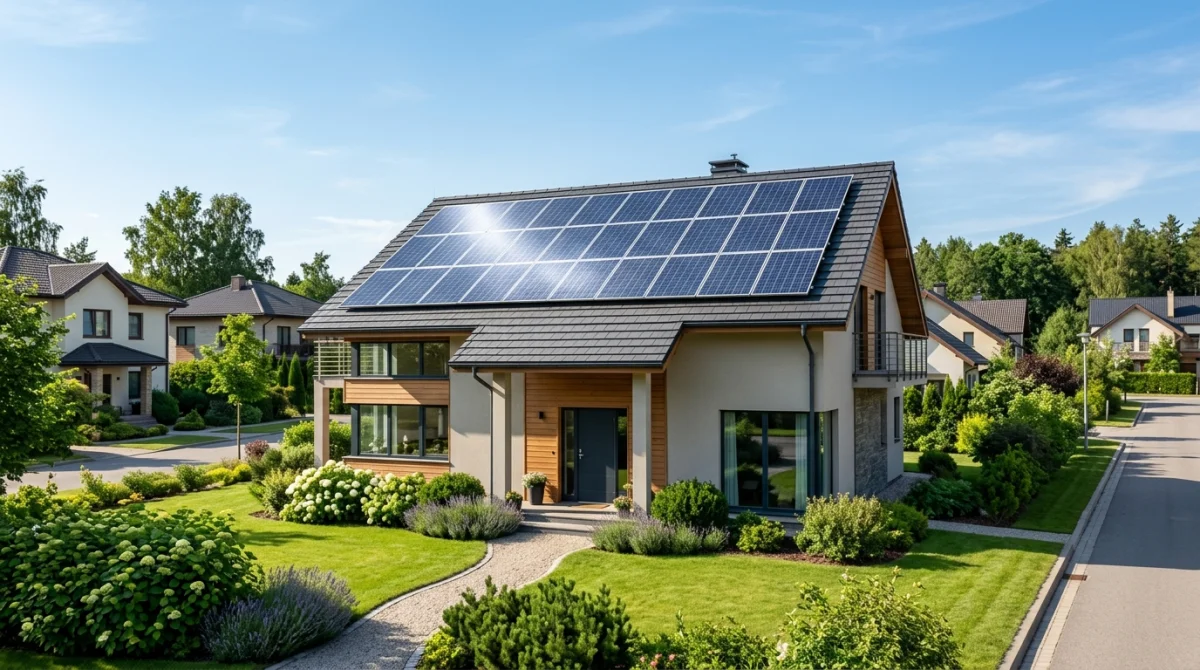 combien de panneau solaire pour une maison de 120m2