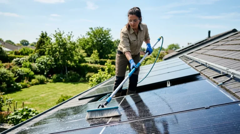 comment nettoyer les panneaux solaires