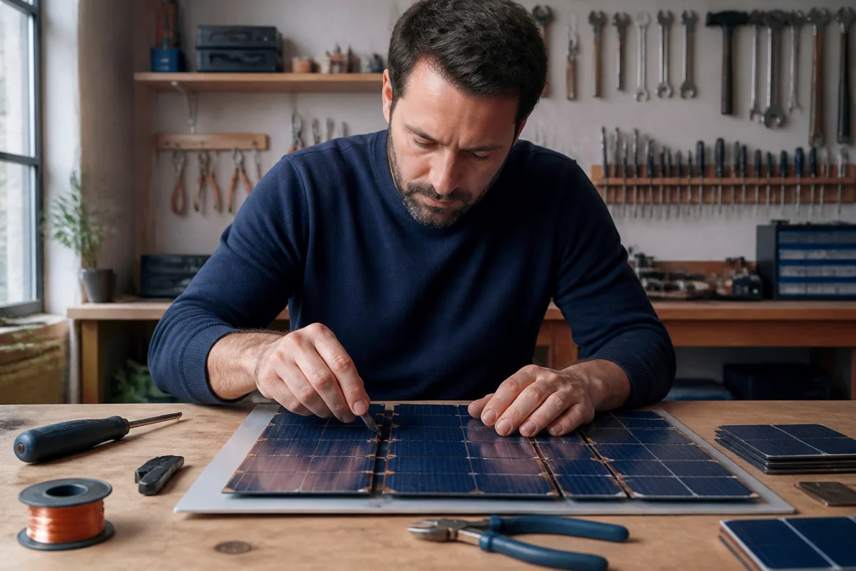 comment fabriquer un panneau solaire