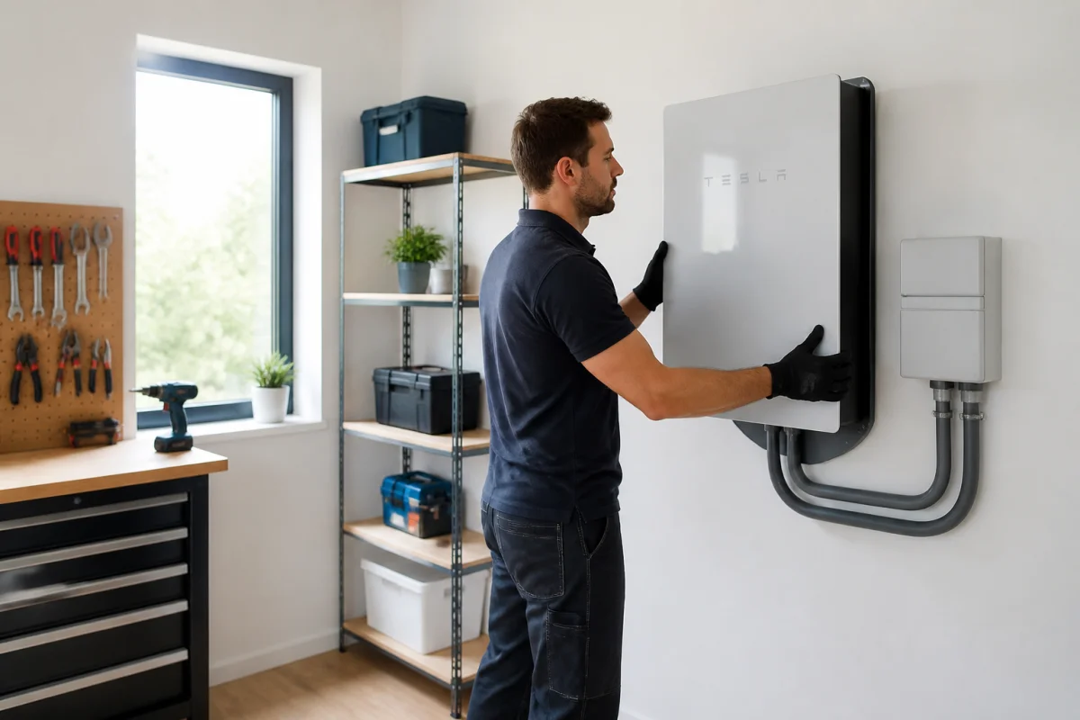 comment installer un panneau solaire avec batterie